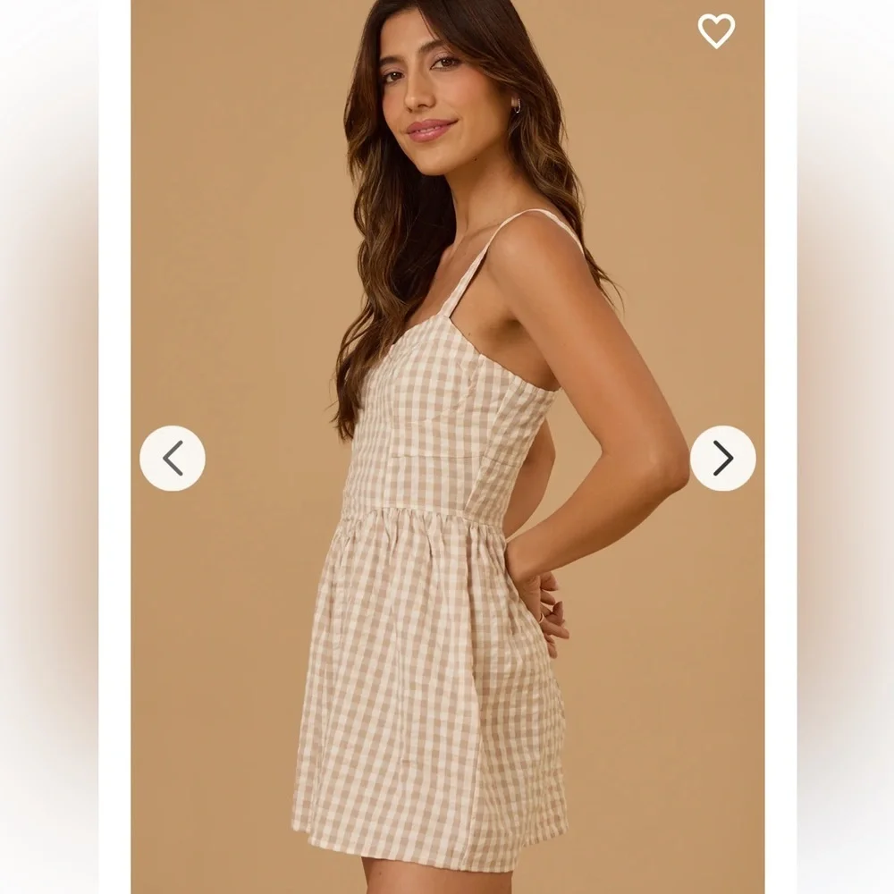 New with tags Altar’d State Noraline Gingham Romper
